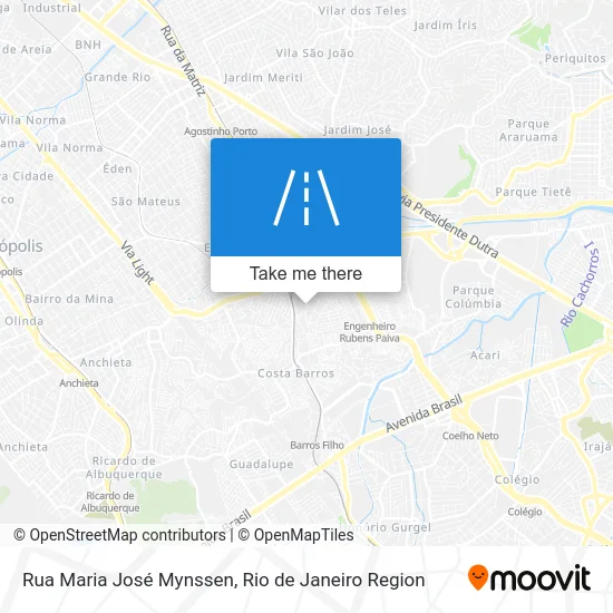 Rua Maria José Mynssen map