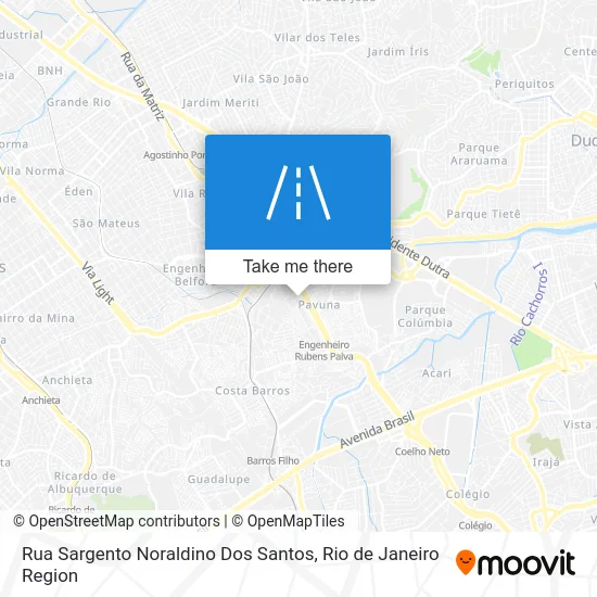 Rua Sargento Noraldino Dos Santos map