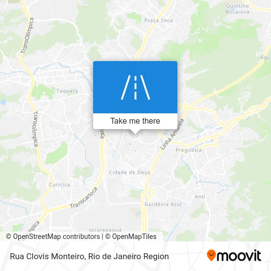 Rua Clovis Monteiro map