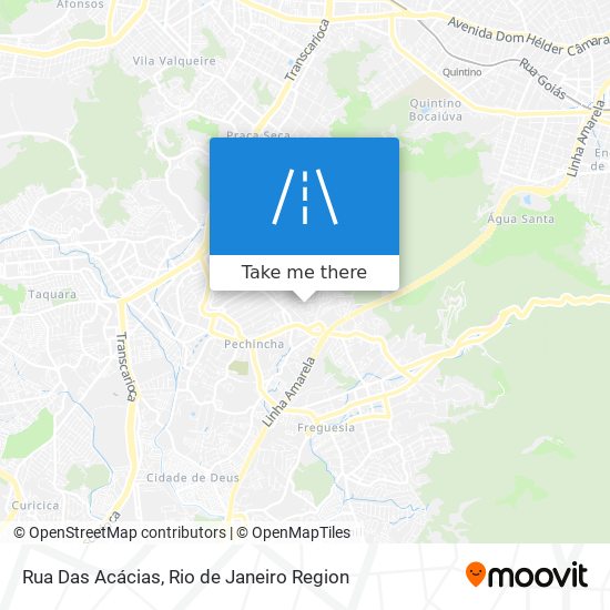 Mapa Rua Das Acácias