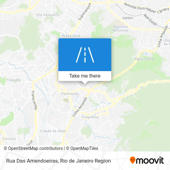 Rua Das Amendoeiras map