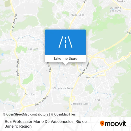 Rua Professsor Mário De Vasconcelos map