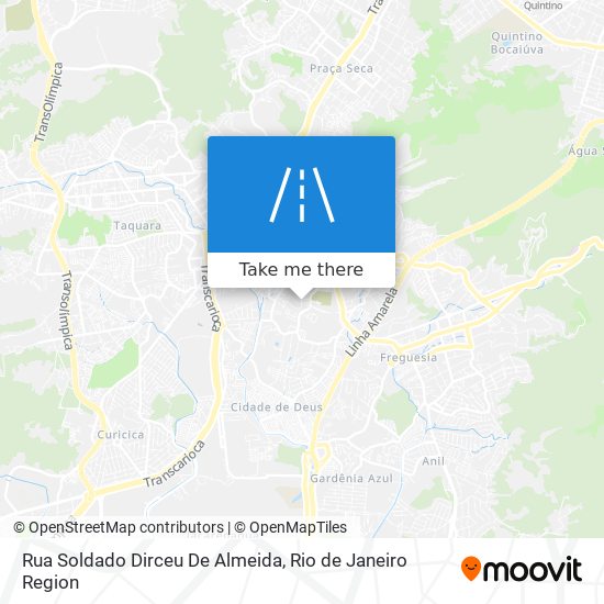 Rua Soldado Dirceu De Almeida map