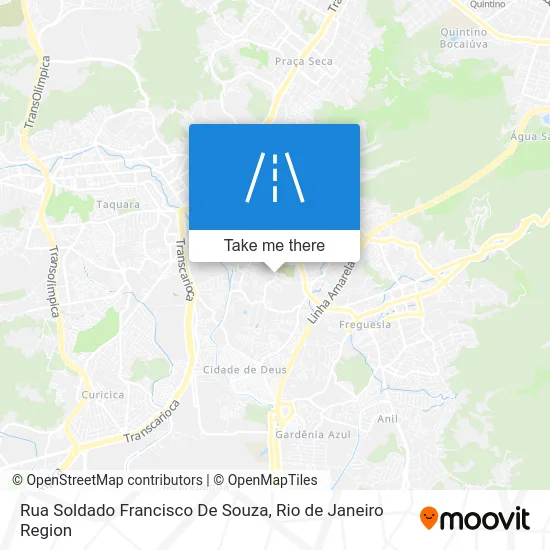 Rua Soldado Francisco De Souza map