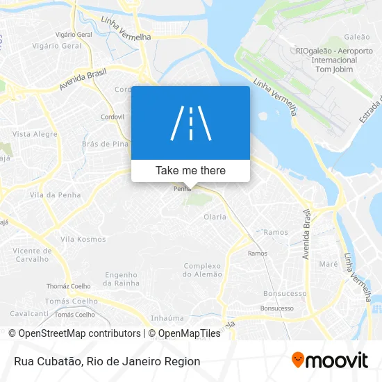 Rua Cubatão map