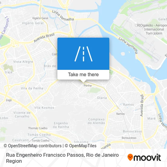 Rua Engenheiro Francisco Passos map