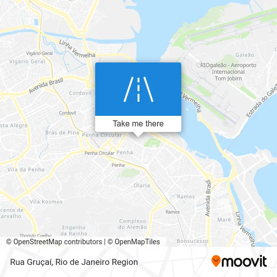 Rua Gruçaí map