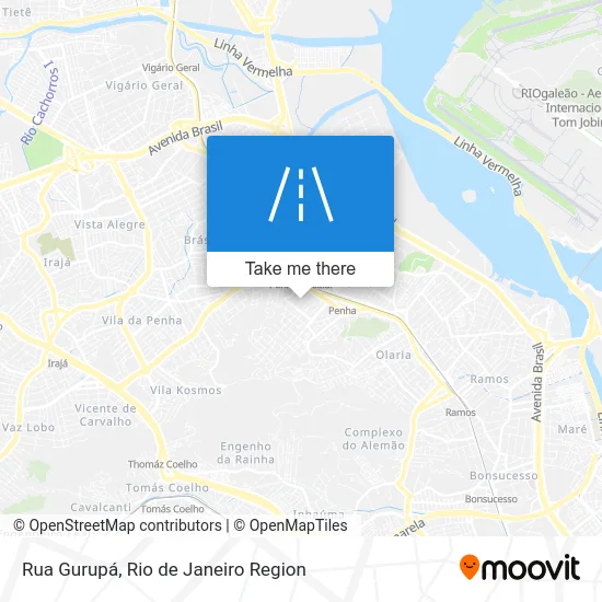 Rua Gurupá map
