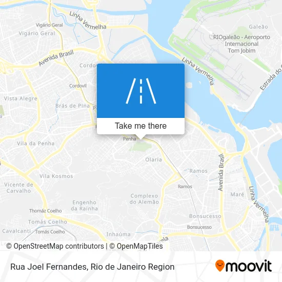 Rua Joel Fernandes map