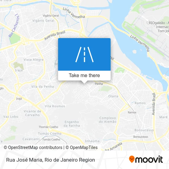 Rua José Maria map