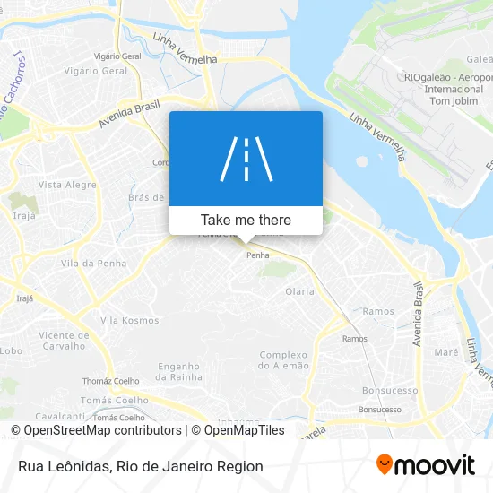 Rua Leônidas map