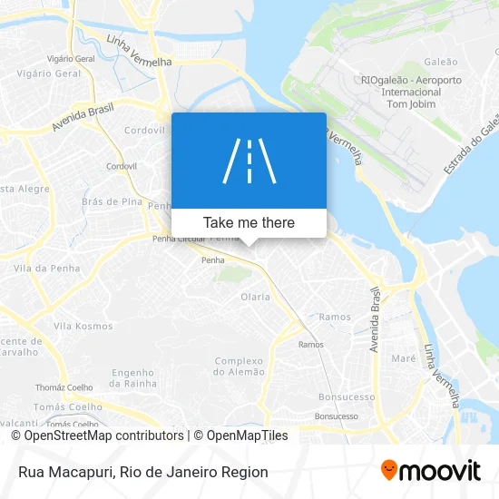 Rua Macapuri map