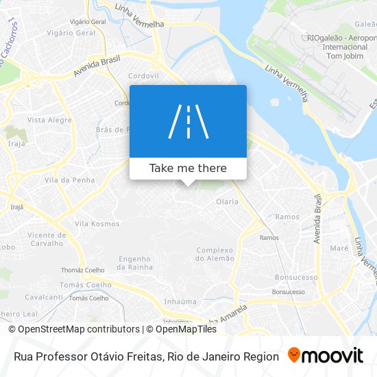 Rua Professor Otávio Freitas map