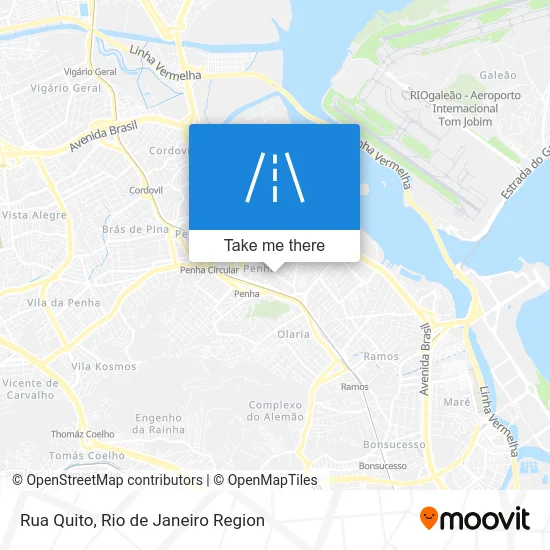 Rua Quito map