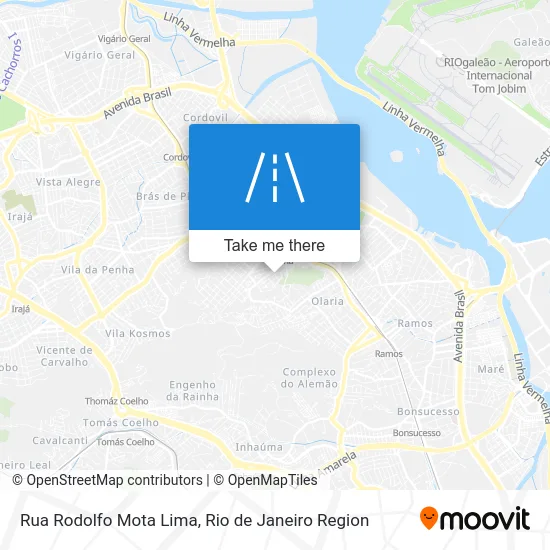 Rua Rodolfo Mota Lima map
