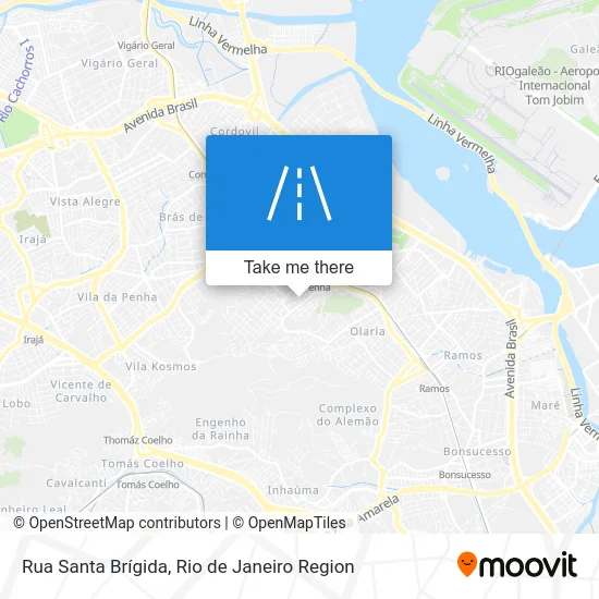 Rua Santa Brígida map