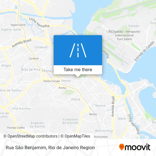 Rua São Benjamim map