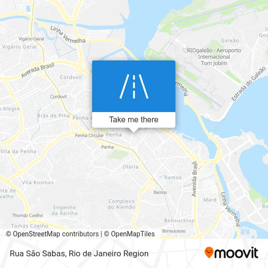 Rua São Sabas map