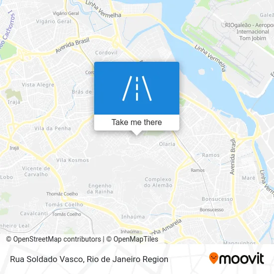 Rua Soldado Vasco map