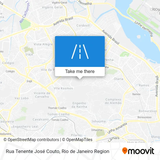 Rua Tenente José Couto map