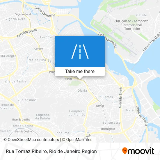 Rua Tomaz Ribeiro map