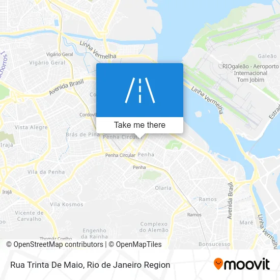 Rua Trinta De Maio map