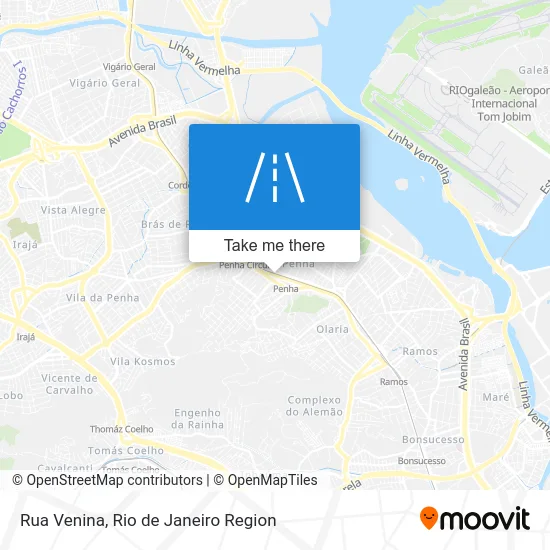 Rua Venina map