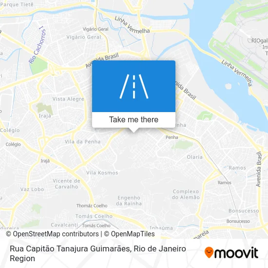 Rua Capitão Tanajura Guimarães map