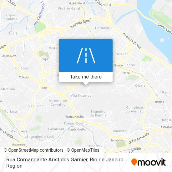 Rua Comandante Aristides Garnier map