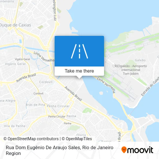 Rua Dom Eugênio De Araujo Sales map