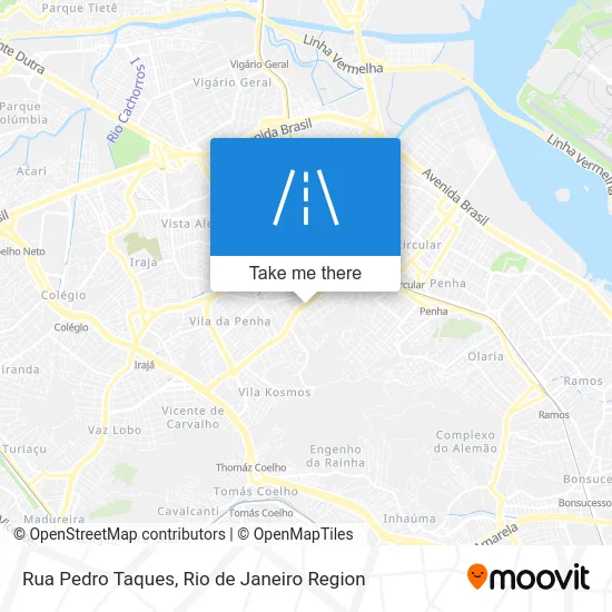 Rua Pedro Taques map