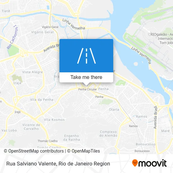 Rua Salviano Valente map