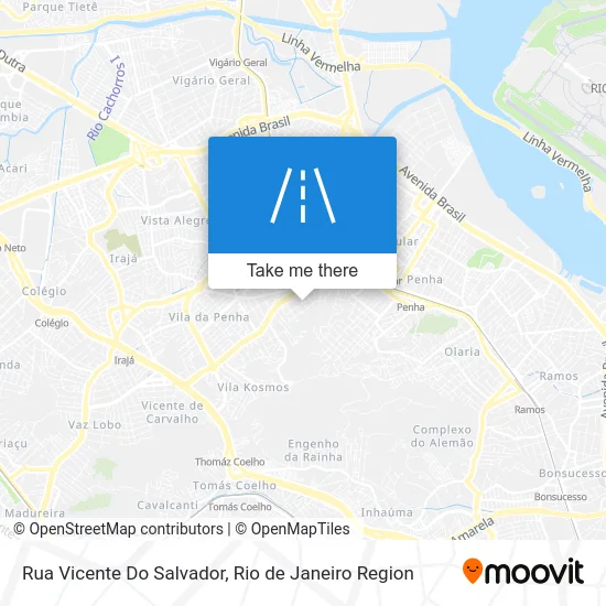 Rua Vicente Do Salvador map