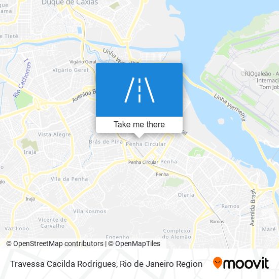 Mapa Travessa Cacilda Rodrigues