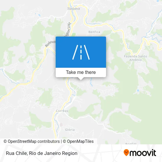 Rua Chile map