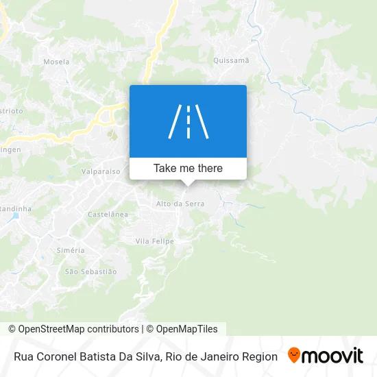 Rua Coronel Batista Da Silva map
