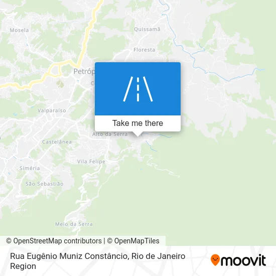 Rua Eugênio Muniz Constâncio map
