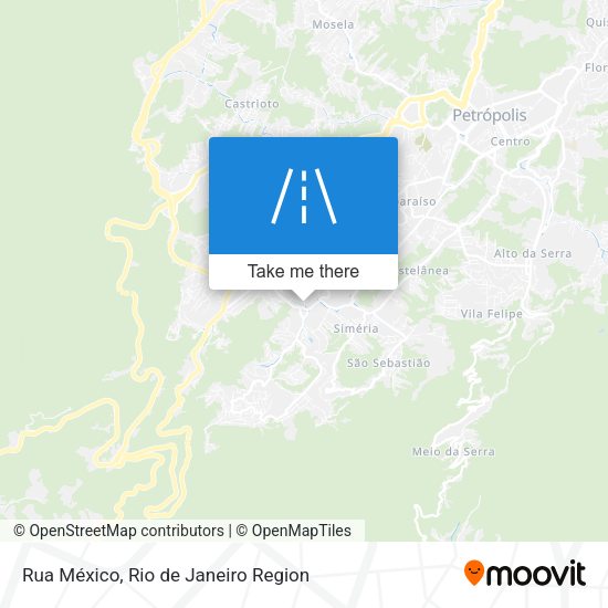 Rua México map