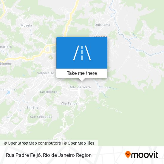 Rua Padre Feijó map