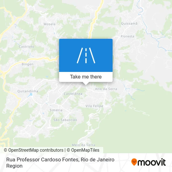 Rua Professor Cardoso Fontes map