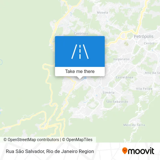 Rua São Salvador map