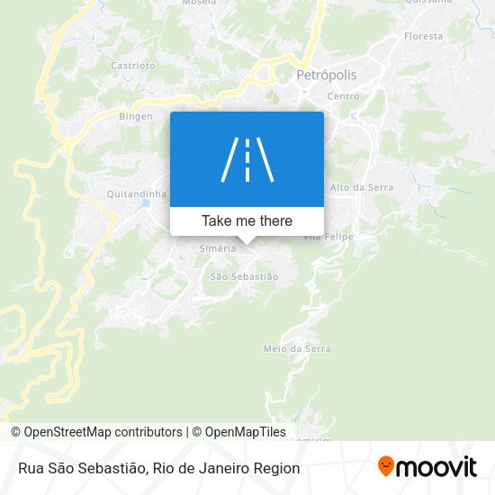 Rua São Sebastião map