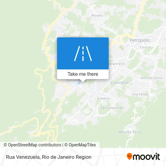Rua Venezuela map