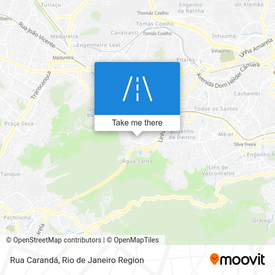 Rua Carandá map