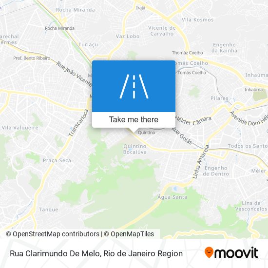 Mapa Rua Clarimundo De Melo