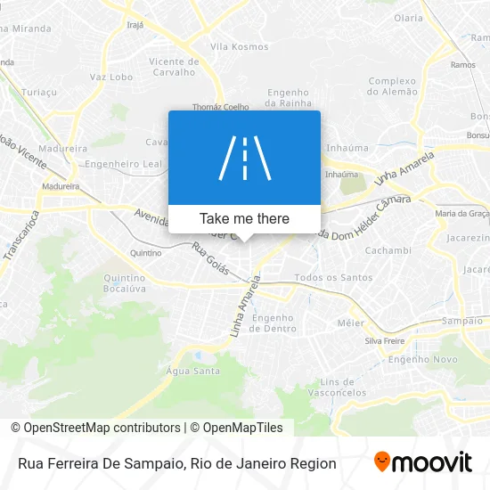 Rua Ferreira De Sampaio map