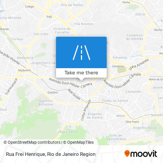 Rua Frei Henrique map