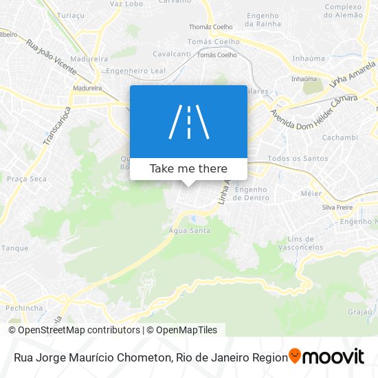 Mapa Rua Jorge Maurício Chometon