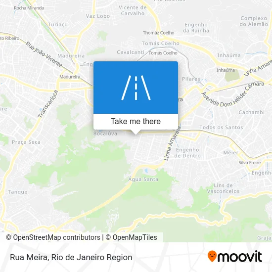Rua Meira map