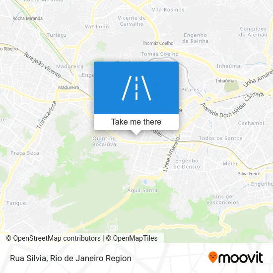 Rua Silvia map